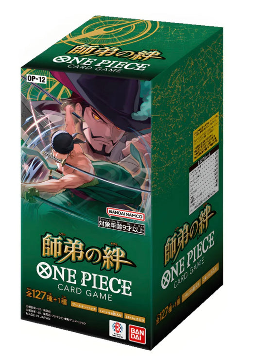 (Pre Order) One Piece TCG:Teach Student Bonds OP-12 Booster Box (Japanese)